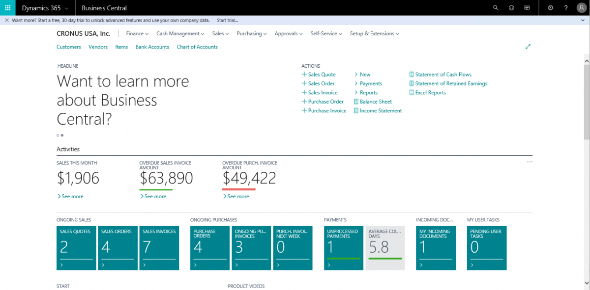Microsoft 365 Business Central